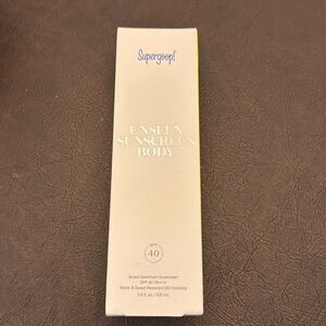 Supergoop ! Unseen Sunscreen Body SPF 40 3.4 FL OZ - Brand Still in Box